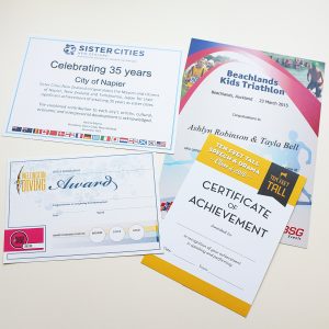 Certificates